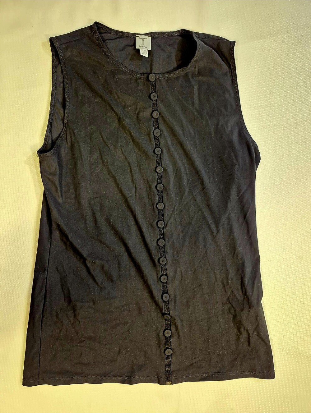 Tristan Button-Up Sleeveless Tank Top